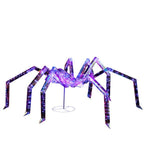 3ft Prism Spider, Illusion, 340 Purple Copper Wire Light, 4.5V 3.6W Halloween Standing Decoration US Specification - EX-STOCK Canada