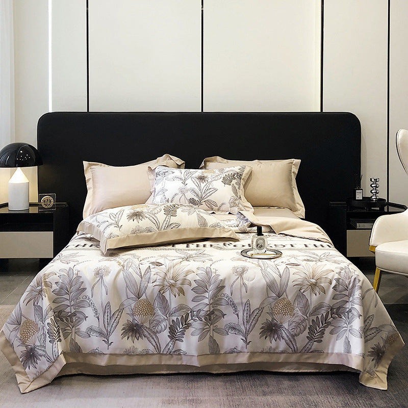 Tencel Summer Duvet Four-piece Washed Silk EX-STOCK Canada 