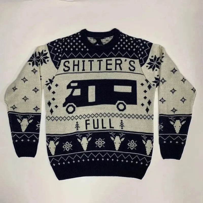 Pullover Crewneck Jacquard Christmas Sweater - EX-STOCK Canada