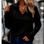 Amazon Best-selling Zip-neck Solid Color Hoodie For Women In Europe And America EX-STOCK Canada 