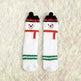 Child Christmas Socks Winter No-shedding Cute Elk Elk Santa Claus Snowman Sleeping Floor Coral Fleece Socks - EX-STOCK CANADA