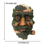 Smoker Man Wooden Resin Craft Ornaments Wall Decor - EX-STOCK CANADA