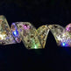 LED Lights Hot Stamping Double-layer Ribbon Christmas Decorations - EX-STOCK CANADA