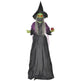 5.9' Life Size Decoration Animatronic Old Witch Outdoor Halloween, Sound And Motion Activated W Light Up Eyes EX-STOCK Canada 