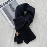 Women's Sweet Version Fleece Solid Scarf Autumn And Winter - EX-STOCK Canada