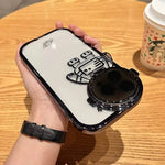 Glitter Astronaut Camera Stand Phone Case Invisible Lens Soft Cover - EX-STOCK Canada