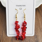 Handmade DIY Natural Crystal Stone Beaded Earrings - EX-STOCK Canada