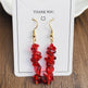 Handmade DIY Natural Crystal Stone Beaded Earrings - EX-STOCK Canada