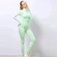 3PCS Yoga Set Seamless Sport Set Women Gym Clothing Leggings Women Crop Top Sports Bra Women Fitness Gym Set Womens Outfits Tracksuit - EX-STOCK CANADA