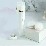 4 In 1 USB Rechargeable Electric Facial Cleansing Brush Soft Skin Care Portable Massager Face Brush Deep Cleaning Device - EX-STOCK CANADA