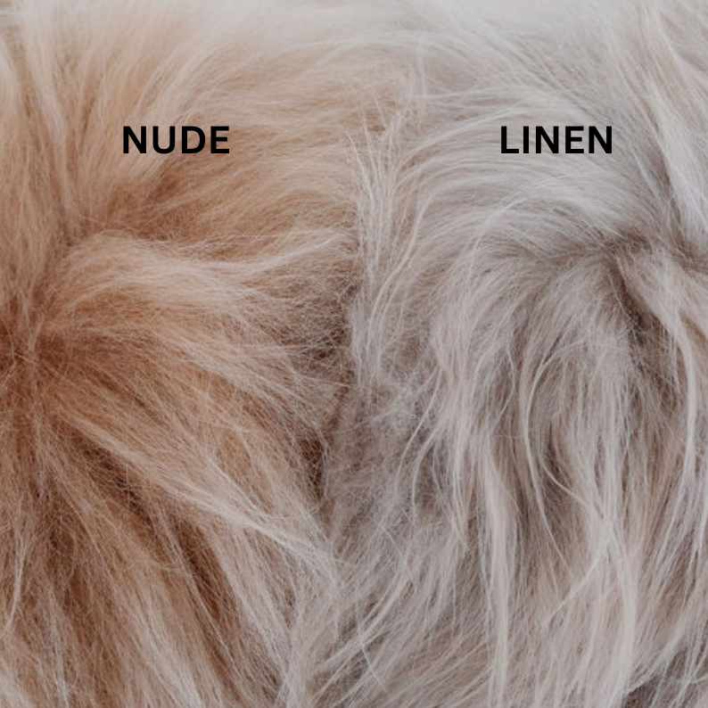 Nude Icelandic Sheepskin 