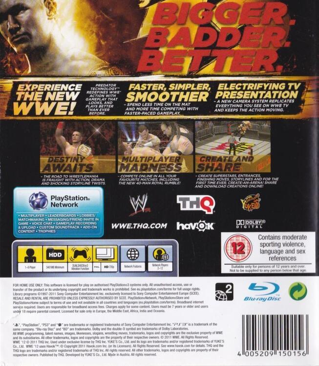 WWE '12 