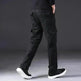 Overalls Men's Outdoor Casual Trousers Pure Cotton Straight Loose Multi-pocket Cargo Pant - EX-STOCK CANADA