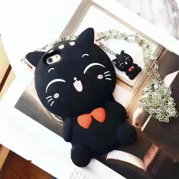 Cute Mouse Cartoon Silicone Mobile Phone Case for girls - EX-STOCK CANADA