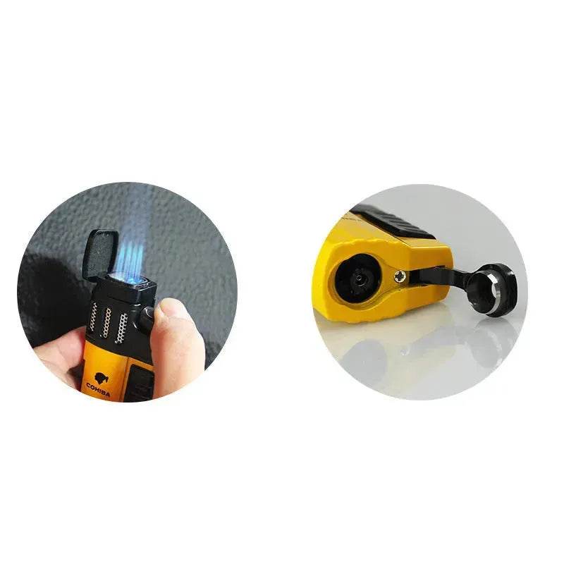 COHBA Portable Cigar Lighter 4 Rushes High Firepower - EX-STOCK Canada