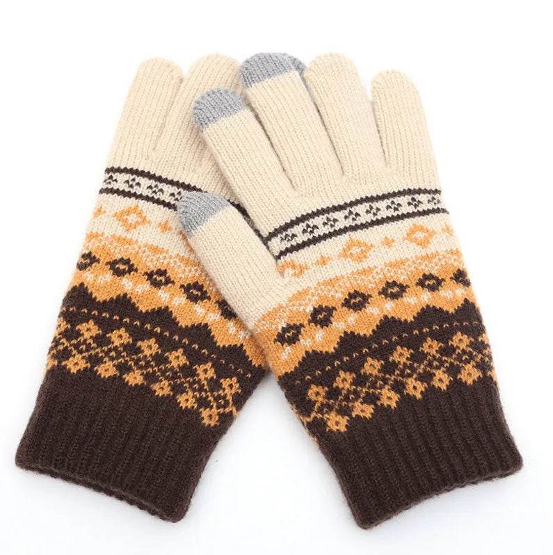 Couple knitted gloves touch screen gloves - EX-STOCK Canada