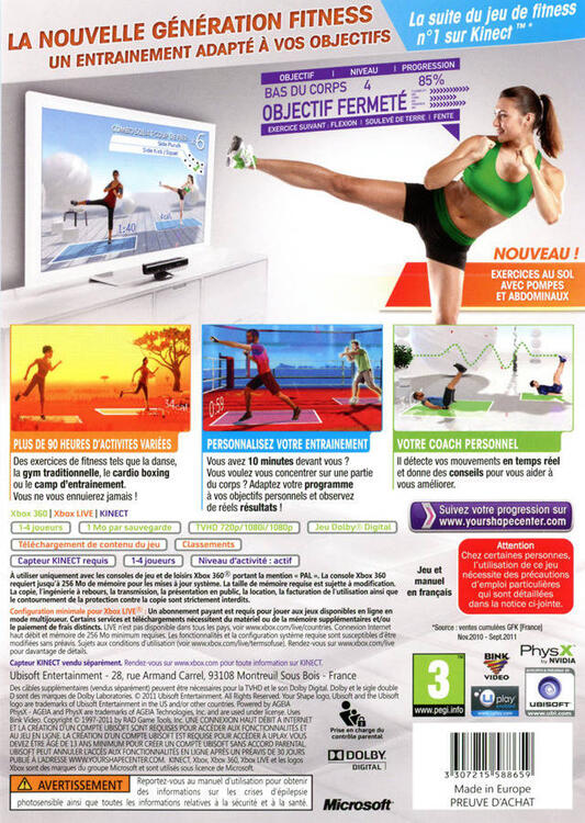 Your Shape: Fitness Evolved 2012 (usagé) 