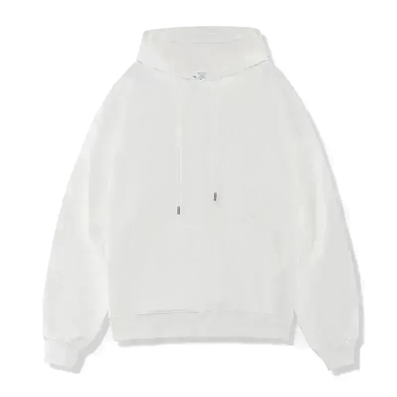 Plain Color American Retro Hoodie Pullover Sweatshirt Men - EX-STOCK CANADA