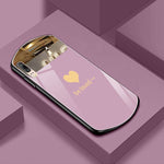 Love Touch - Up Mirror Glass Phone Case - EX-STOCK Canada