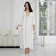 Muslim Women's Wear Fashion Stitching Lace Abaiya Robe - EX-STOCK Canada