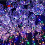 LED Glowing Balloon Party Decoration – 20" TPU Glow Balloons with Color Light Options