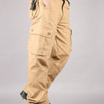 Multi-pocket Men's Casual Loose Labor Protection Cargo Pants - EX-STOCK Canada