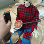 Halloween banjo skeleton decoration – product view 5