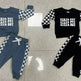 Children Plaid Printed Long-sleeve Sweater Set Casual baby outfit for Boys Baby two piece for boys - EX-STOCK Canada