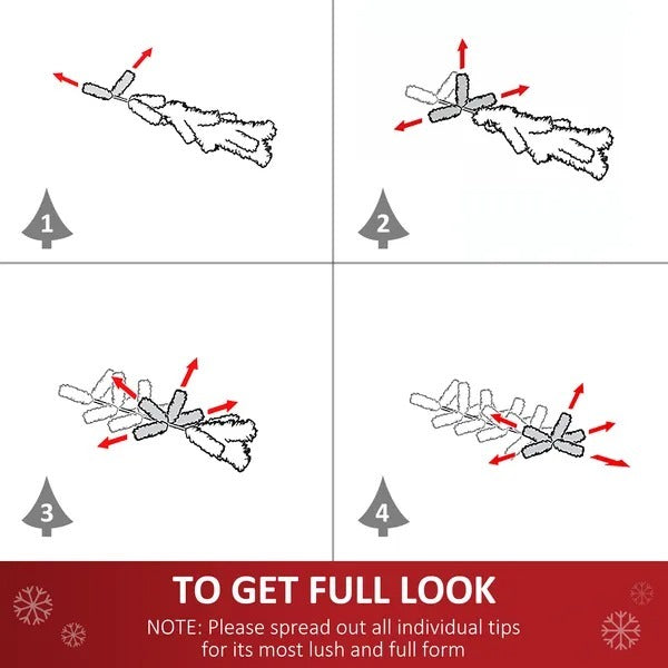 6ft Green Christmas Tree Artificial Xmas Holidays Party With Decoration Ornament EX-STOCK Canada 