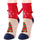 Soft Carton Christmas-themed Fleece Winter Home socks for Women - EX-STOCK CANADA