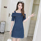 New Fashion Casual denim Jeans Mini dress - EX-STOCK CANADA