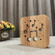 3D Wooden LED Music Note Atmosphere Night Light – USB Warm White