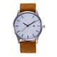 Men watch Fashion Business Large Dial Watch For Men's Matte Belt Simple Quartz Wrist Watch Men clock - EX-STOCK Canada