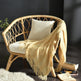 Fringed Knitted Small Blanket Napping Blanket Sofa Blanket EX-STOCK Canada 