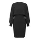 Women 2pcs Winter Outfit Cashmere dress Cropped Pullover top - EX-STOCK Canada