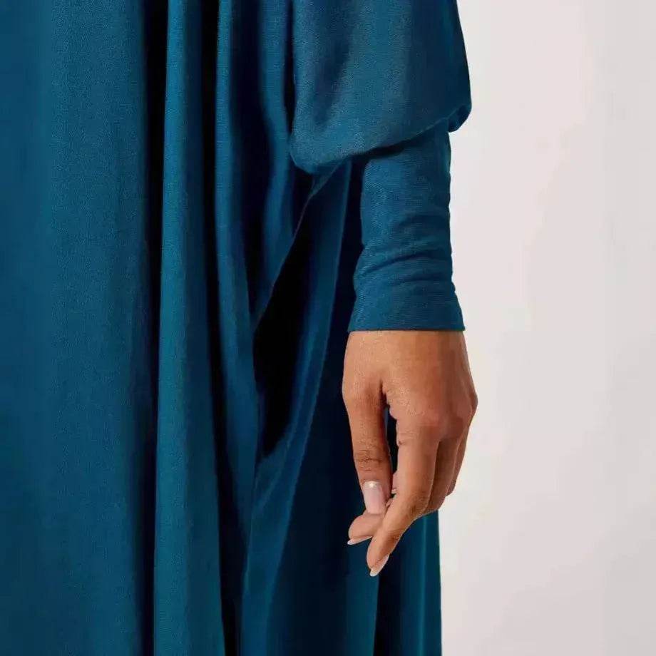 Batwing Sleeve Plain Abaya for ArabArab Women Eid Jalabiya for Women Islamic Wear for Women - EX-STOCK Canada