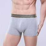 Men's Cotton Boxer Briefs Casual Solid Color Mid Waist underwear - EX-STOCK Canada