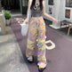Real Shot American Retro High Street Graffiti XINGX Rendering Baggy Jeans Pant For Women - EX-STOCK Canada