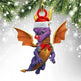 Dinosaur Dragon Egg Christmas Decorations Pendant Acrylic - EX-STOCK CANADA