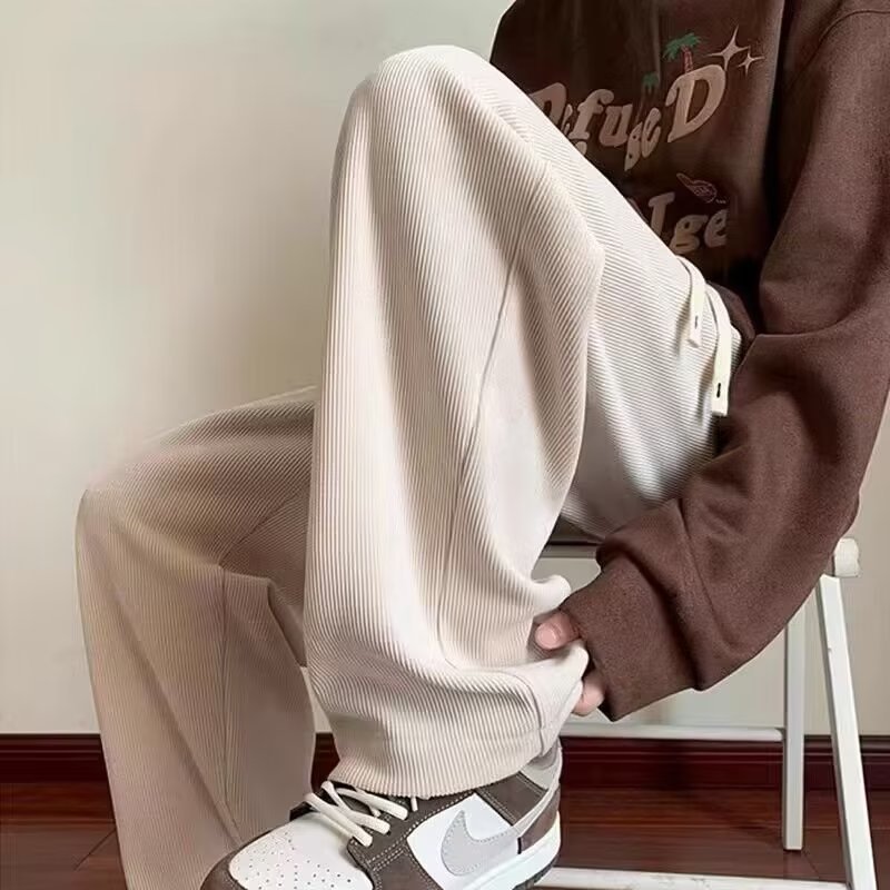 Men's Spring Drape Loose Casual Trousers EX-STOCK Canada 