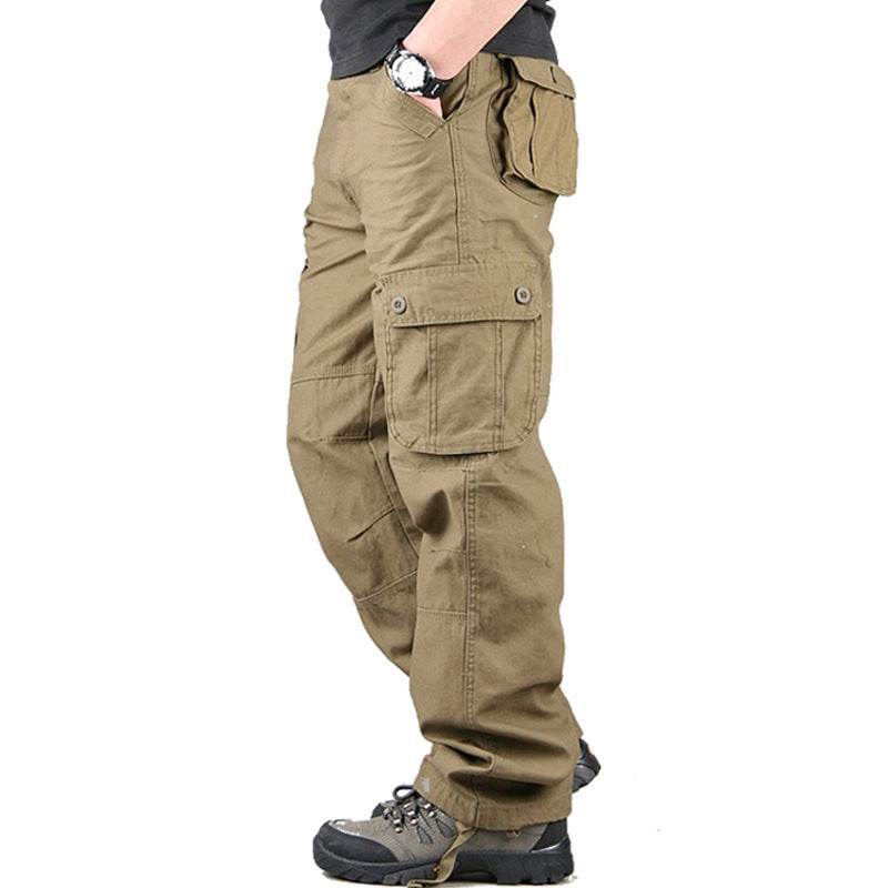 Multi-pocket Men's Casual Loose Labor Protection Cargo Pants - EX-STOCK Canada
