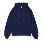 Plain Color American Retro Hoodie Pullover Sweatshirt Men - EX-STOCK CANADA