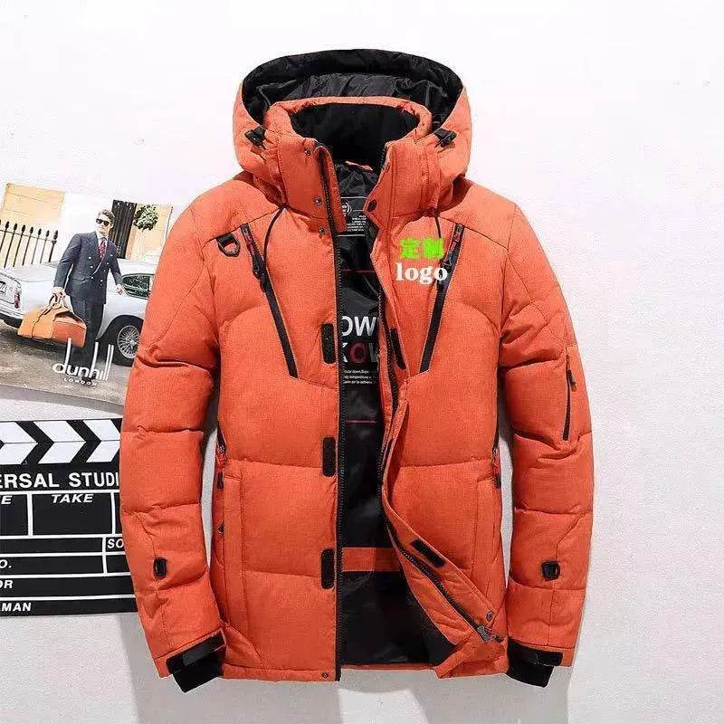 Outdoor Leisure Winter Thickened Hooded Men's Winter Puffer Coat - EX-STOCK Canada