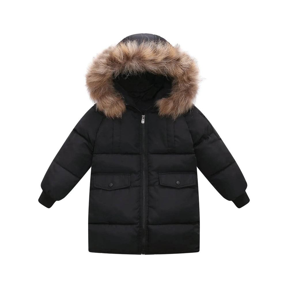 Children's Down And Wadded Jacket Camouflage Fur Collar Detachable Thickened Warm - EX-STOCK Canada