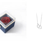Fashion Acrylic Rotating Valentine Rose Jewelry gift Box - EX-STOCK Canada