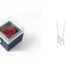 Fashion Acrylic Rotating Valentine Rose Jewelry gift Box - EX-STOCK Canada