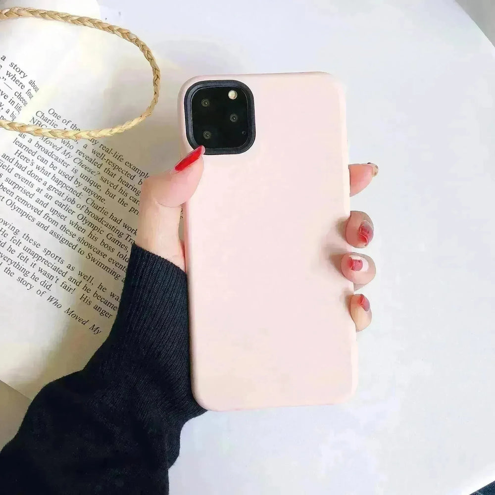 Plain Soft Silicone Mobile iphone phone case Unisex - EX-STOCK CANADA