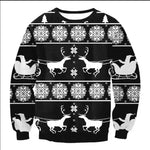 UGLY CHRISTMAS SWEATER Vacation Santa Elf Funny Womens Men Sweaters Tops Autumn Winter Clothing - EX-STOCK CANADA