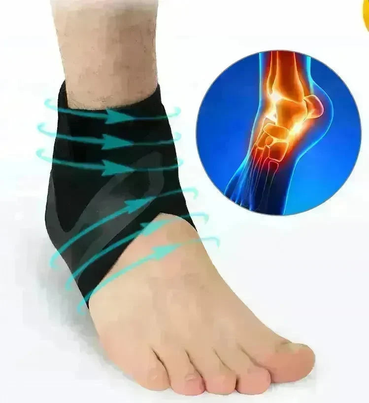 Ankle Support Brace for sprain Ankle Elastic Ankle Sleeve - EX-STOCK CANADA