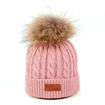 Children Winter Hat kids beanies Kids winter hat baby boy and girl warm woolen beanies faux fur beanies - EX-STOCK CANADA